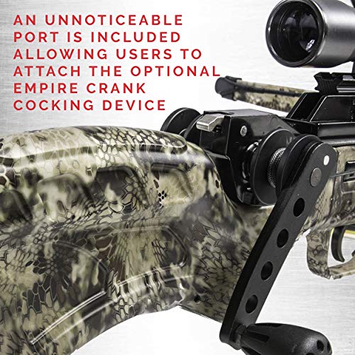 SA Sports 647 Empire Fever Pro 175LB Crossbow Package - 240 FPS Scope, Quiver, Arrows, Sling, Rope Cocking Device