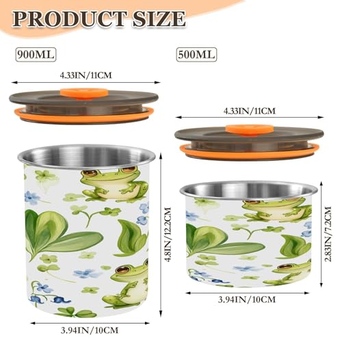 Contenedor apilable hermético acero inoxidable 17oz miniatura 3