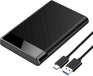 2.5in HDD SSD Box USB3.1 to Hard Disk SSD Disk Case- External Hard Drive Enclosure for Notebook Desktop- PC SSD Case- USB3.1 Hard Disk Adapter Enclosure Box for Laptop PC 2.5inch -Serial SSD