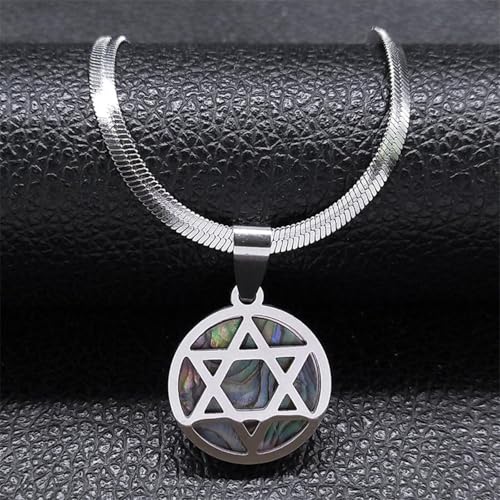 Amulette hexagramme esthétique ormeau le cadeau spirituel - 2