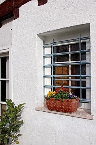 Reja de ventana antirrobo para proteger fachadas con ajuste extensible Alberts 7