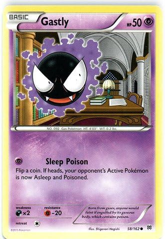 Pokemon - Gastly (58/162) - XY Breakthrough