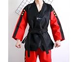 Volere è potere Taekwondo Gi zestaw DobokTaekwondo standardowy mundur TKD garnitur z paskiem 170 cm