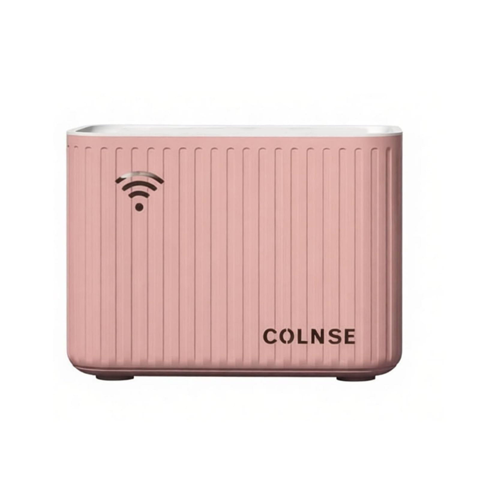 Support mural box internet rose double couche predolo étagère décodeur TV