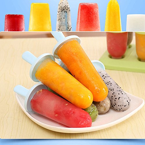 Popsicle Molds 3 Sets Ice Pop Molds Ice Pop Maker With Funnel And Brush, 3 Colors #TOP5
