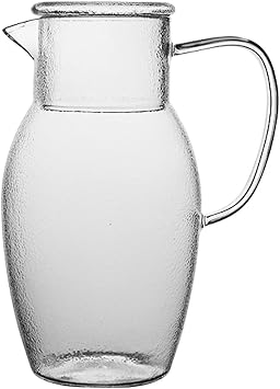 Pitcher Heat-resistant and heat-resistant glass cold kettle, large-capacity herbal tea making teapot, summer household water cup Hot/Cold Water Carafe