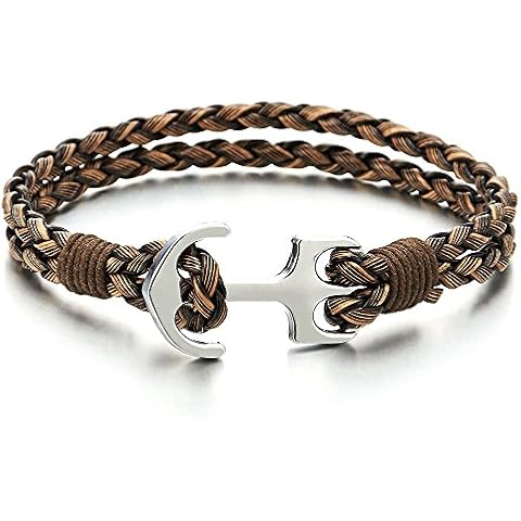 COOLSTEELANDBEYOND Marine Anchor Bracelet Cover
