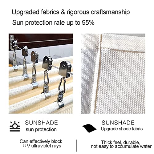Store extérieur enroulable pour bloquer le soleil sans étouffer - 4