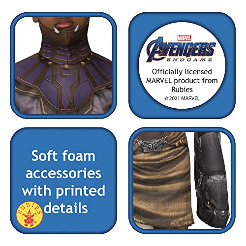 Disfraz infantil deluxe Shuri de Avengers Marvel, talla S miniatura 2
