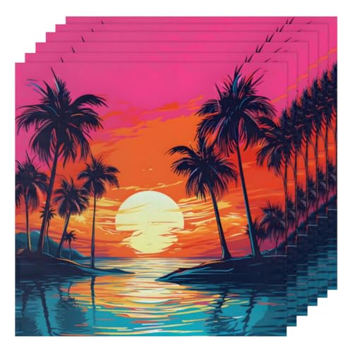 Servilletas de Tela Multicolor 20 x 20 Inch Pack 6 miniatura 1