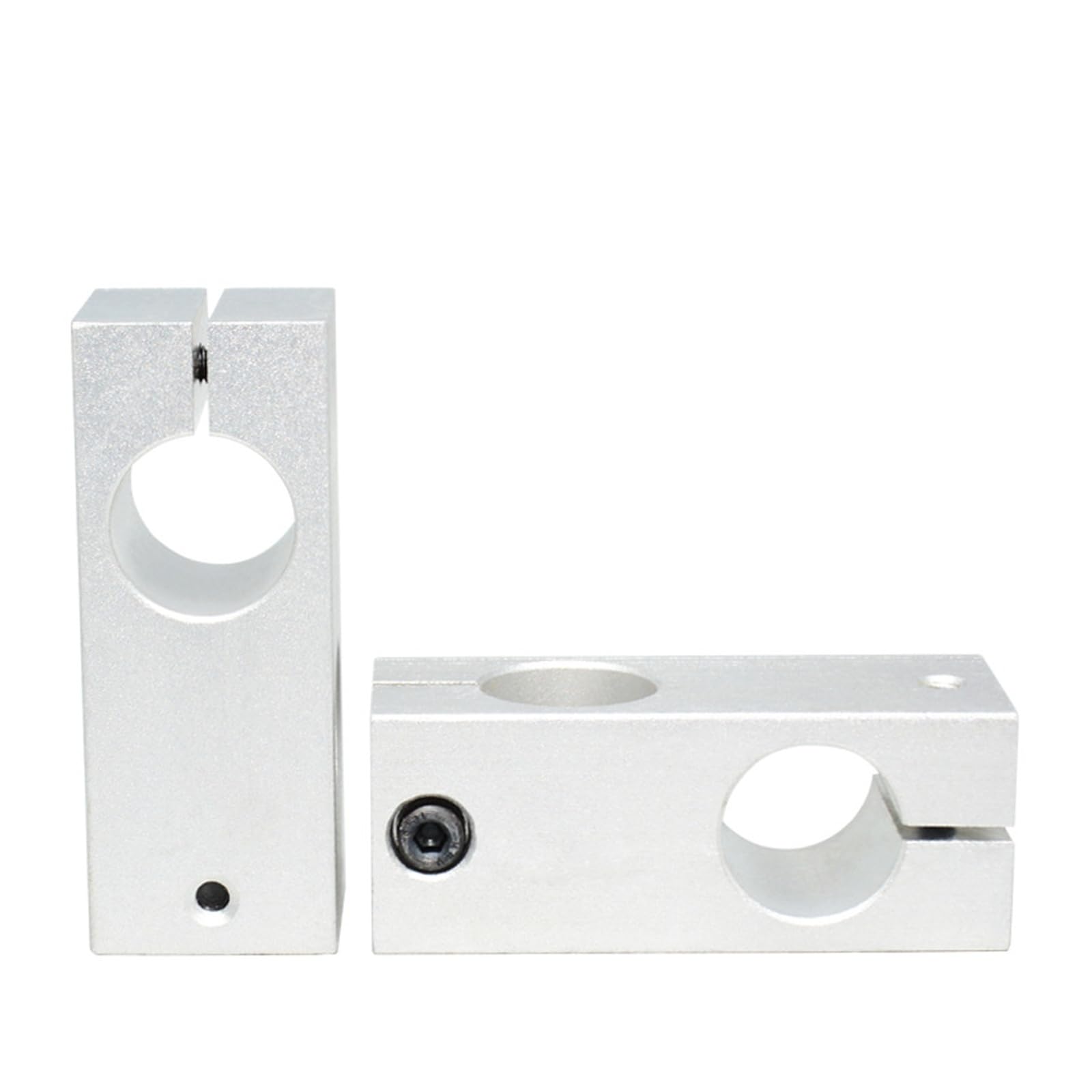 Soporte de fijación de tubería de acero, bloque cruzado de eje óptico de aleación de aluminio, diámetro de conexión 6, 8, 10, 12, 14, 15, 16, 17, 18, 20, 22, 25, 1 Uds.(SZJLH-40-40)