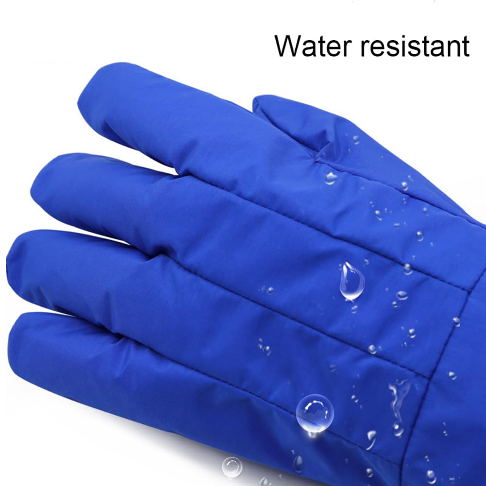 ThreeH -260 ℃ Gants à basse température Résistant à l'azote liquide Résistant au gel Basse température Congélation Sécurité industrielle Gants congelés L, 68 cm