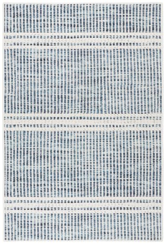 Dash & Albert Malta Blue Machine Washable Rug, 8.5 X