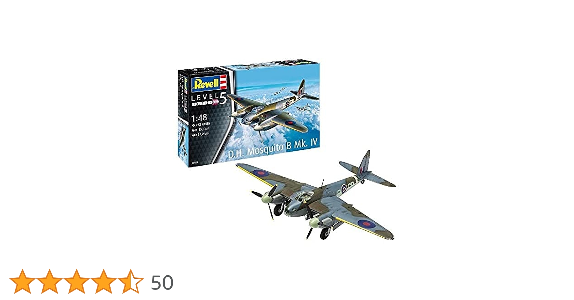 (未使用･未開封品)　ドイツレベル 1/48 イギリス空軍 モスキートMk.4 爆撃機 プラモデル 03923 wyeba8q Amazon | ドイツレベル 1/48 イギリス空軍 モスキートMk.4 爆撃