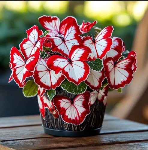 Moonlight Butterfly Jade – Sold Bare – Red and White Colors/Hardy Perennial, Excellent Display-6 Hostas-B