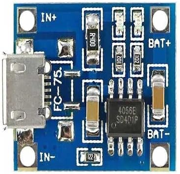 Tp4056 18650 Micro Usb Lityum Pil  arj Devresi 10 ADET