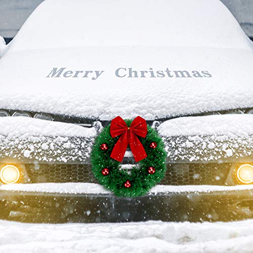 Bbto BBTO-13673 Christmas Car Wreath Large Artificial Car Wreath Outdoor Christmas Craft Wreath Plastic Pine Christmas Wreath thumb #3