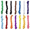 14 Stuks 1 Mm Nylon Koord Zijde Nylon Draad Kralen Touw Koord Draad Sieraden Chinese Knoop Koord Macrame Koord Draad…