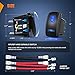 Nilight LED Light Bar Rocker Switch Stereo Rocker Switch 5 Pin Laser On/Off Switch 20A/12V 10A/24V Switch Jumper Wires Set(90006B) , Blue