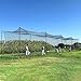 Miveda 20' x 10' x 10' Baseball Batting Cage Net, Batting Practice Net Pitching Cage, Portable Tote Bag Design, Softball Cage for Backyard Outdoor Pitching Practice Sports, Only Net Not Include Frame
