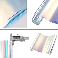 Vista 7 de XhuangTech Película de protección solar para ventana lateral de automóvil, película de protección solar verde dorado camaleón, 76% VLT para ventana