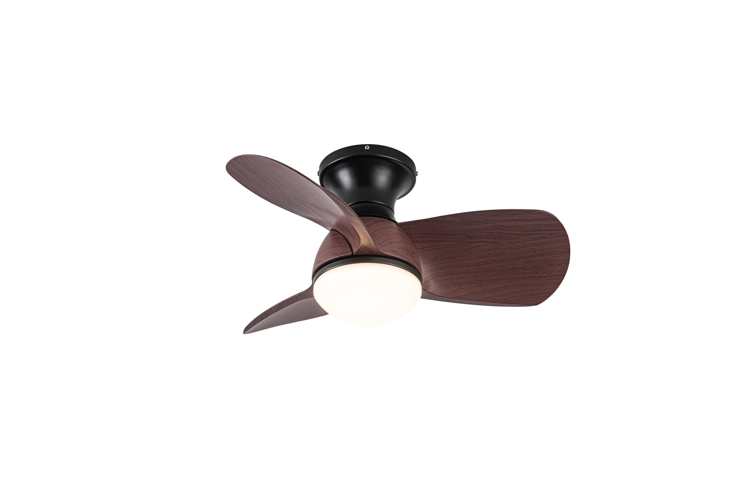 Ventilador de techo silencioso wonderlamp LED regulable de 20W
