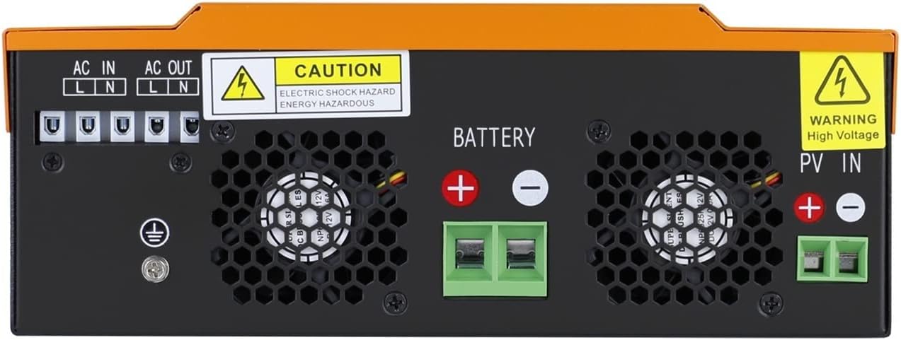 Hybrid Solar Inverter 12V 24V 3KW 2KW 1.5KW 80A 220v 230V Converter for Battery Lithium Lead-Acid Pure Sine Wave(3.2KVA 3KW 24V,NO WIFI-220-240V)