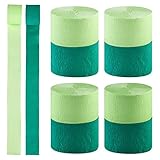 【Papel crepe en rollo Cintas】 Papel crepé multicolor están hechos de artesanía de alta calidad. La textura es natural, suave, suave y blanda, fácil de doblar y moldear. No contiene agentes fluorescentes, ingredientes ecológicos y colores vivos para una decoración muy adecuada para una fiesta de bodas.