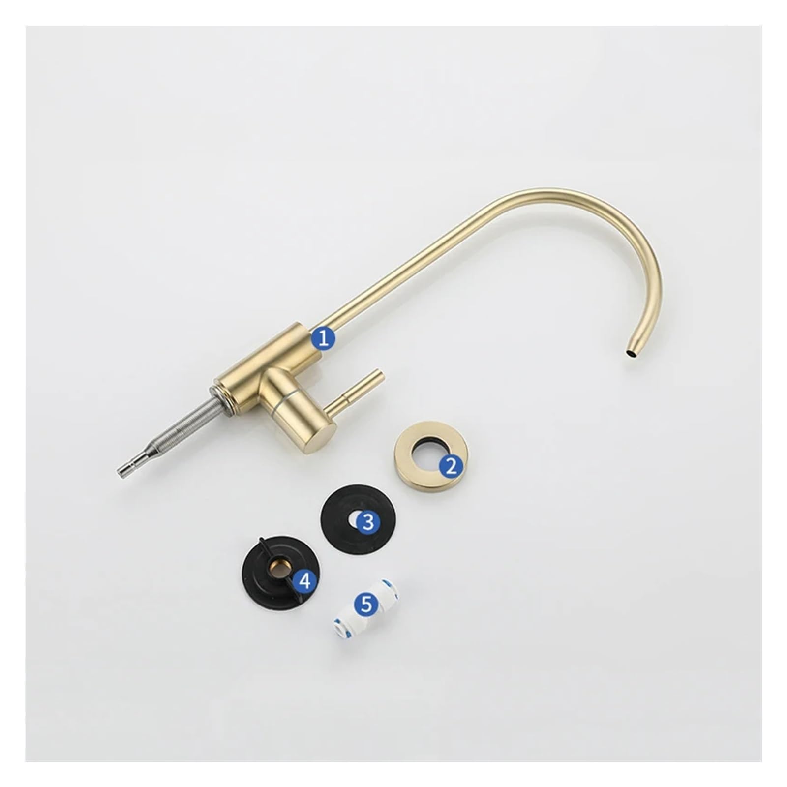 Acero Inoxidable ósmosis inversa de ósmosis Potable Filtro de Agua Accesorio de Cocina, Grifo de Cocina