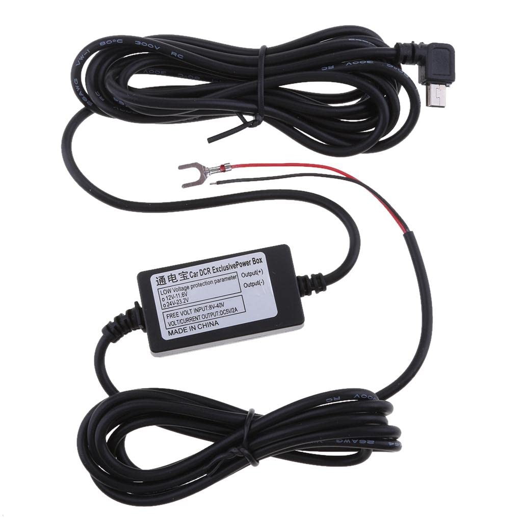 Car Dash Cam Hardwire Kits 8/36V to 5V 3A with Mini USB Left Head Power Adapter Cable|1 Piece 8/36V to 5V 3A Car Dash Cam Hardwire Cable|Collectibles|Collectibles-image-46