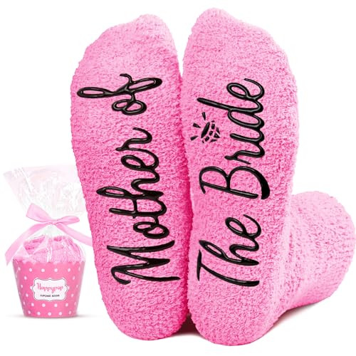 HAPPYPOP Wedding Gifts for Bride Groom - Mother & Father of the Bride & Groom Wedding Socks