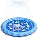 QPAU (Upgraded 2020 Version) Sprinkler for Kids, Sprinkle and Splash Play Mat 68",Outside Toy Water Toys for Kids Outdoor, Outdoor Toys for Toddlers Age 3-5 (Blue)