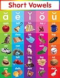 Scholastic Teacher's Friend Short Vowels Chart, Multiple Colors (TF2517)