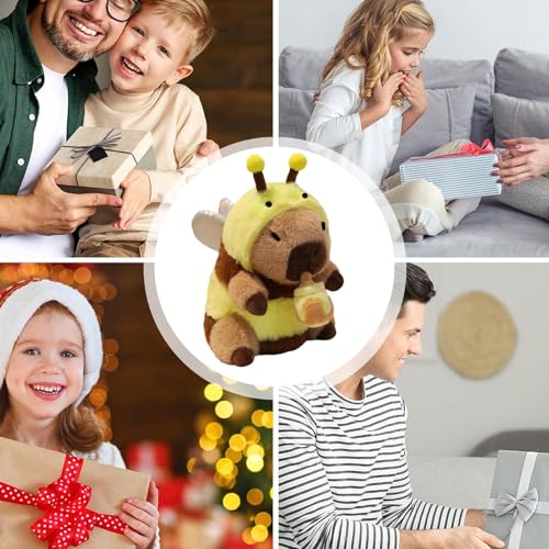Peluche capybara doux coussin décoration maison pour ados et enfants