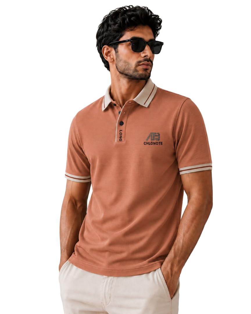probex international Men's Cotton Rich Solid Polo Tshirt | Collar Tshirts | Half Sleeves | Regular Fit (Available in Plus Sizes) | Men Casual T-Shirt |-picture-43