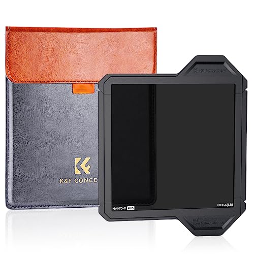 Filtro Cuadrado ND64 K&F CONCEPT en Vidrio Óptico Nano X-Pro de Alta Pureza