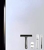 Vista 11 de DUOFIRE Película de privacidad para ventana, película de vidrio esmerilado natural, película de vidrio de adherencia estática, sin pegamento