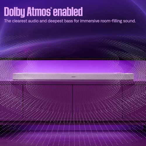 Image of Bose New Lifestyle Ultra Soundbar, Wireless Home Soundbar for TV with Dolby Atmos, Surround Sound, Black