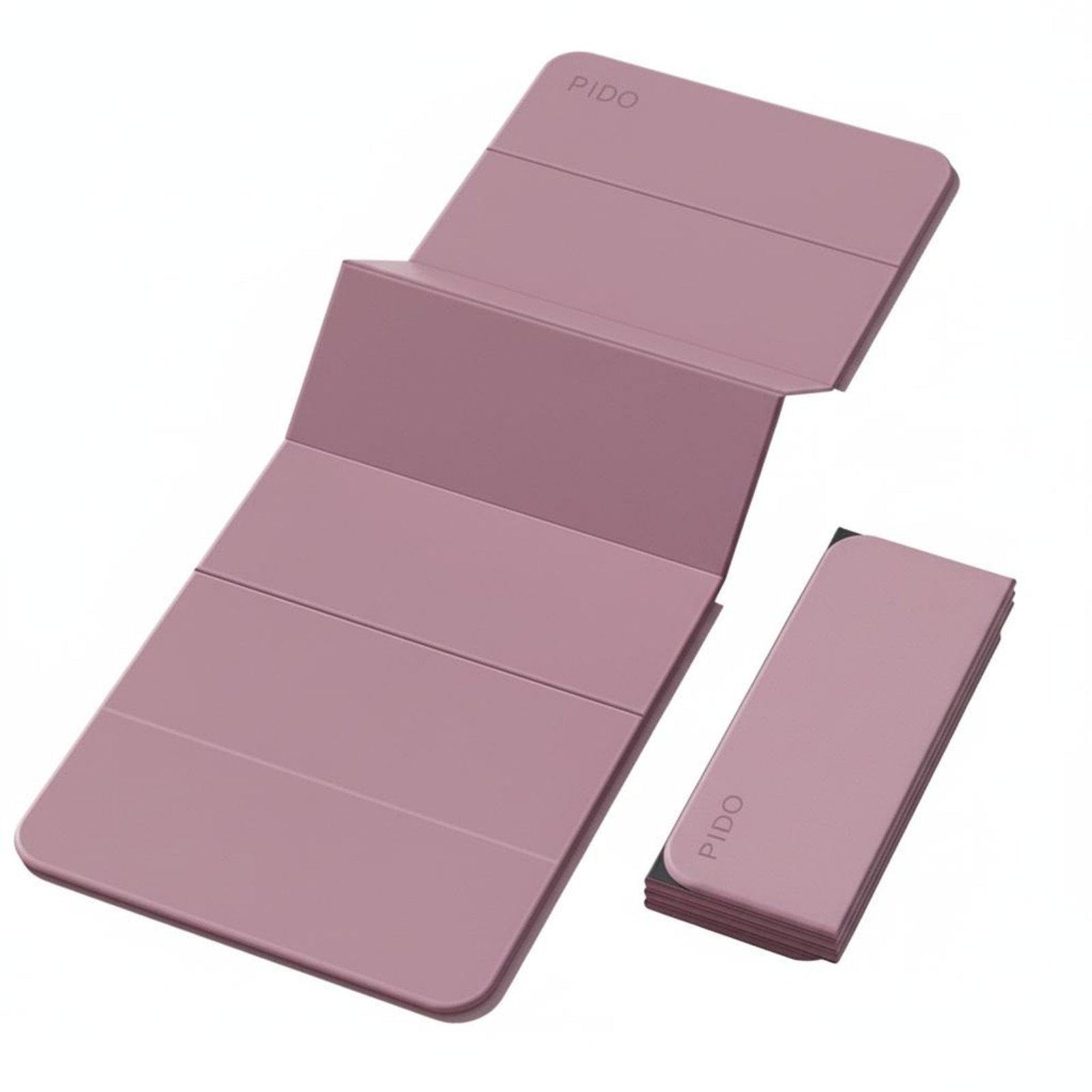 foldable exercise mat non-slip folding exercise mat shock absorption for home use, gym 180 * 61 * 0.8cm dark pink&black
