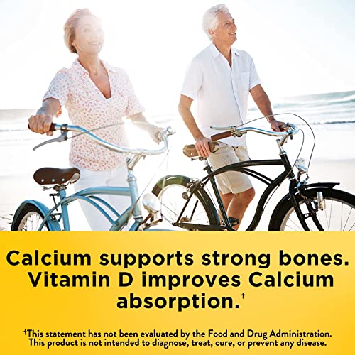 Nature Made Calcium 600 Mg With Vitamin D3 For Immune Support, Tablets, 60 Count, Helps Support Bone Strength (Pack Of 3) #TOP1