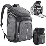 K&F Concept カメラバッグ リュック バックパック 大容量 25L 三脚 15.6インチPC収納可 容量拡張可 ショルダーバッグ 一眼レフカメラ用バッグ 防水 3WAY 多機能 旅行 撮影 登山 アウトドア撮影に最適 グレー