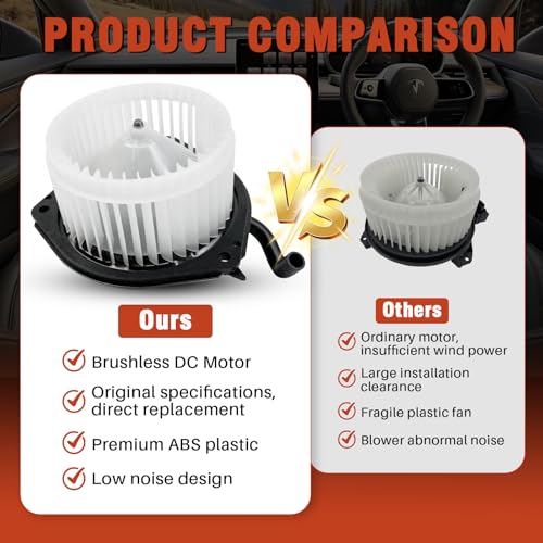 Image of AC Heater Blower Motor with Fan Fit for Pontiac Vibe 2003-2008, Replacement for OE# 700160, 88973567