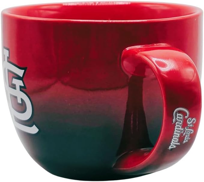 Boelter Brands MLB Large 16oz Ombre Fade Bistro Mug (St Louis Cardinals) - Image 2