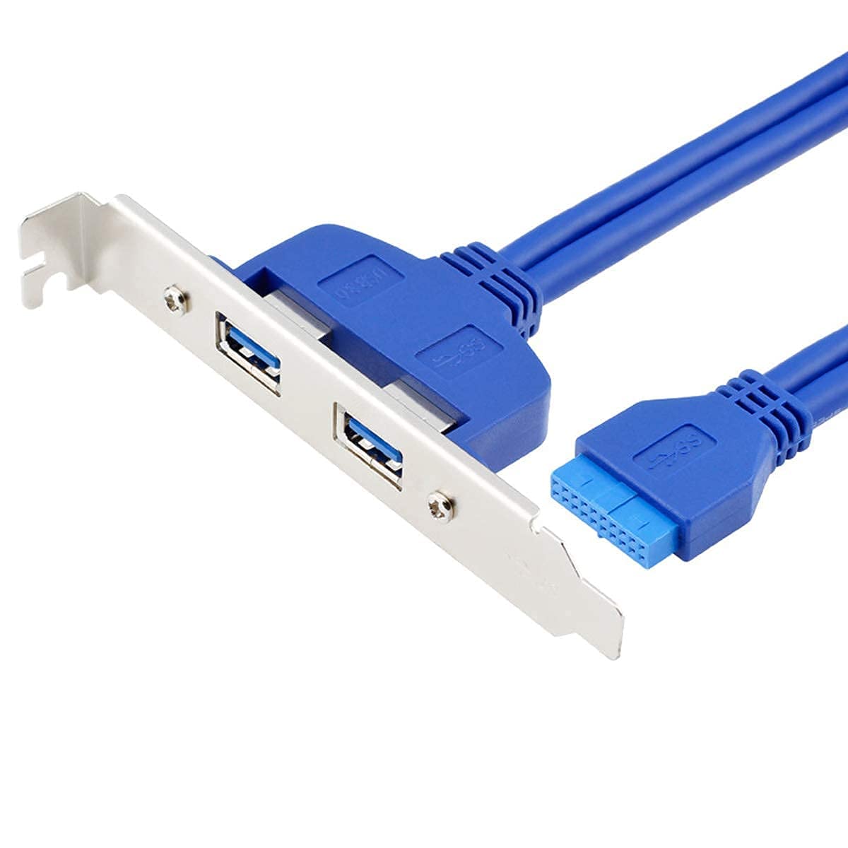 PARUHT USB to Motherboard Adapter Cable, USB 3.0 to 20Pin Motherboard with PCI Bracket, Blue, PHTUSB3MTHB (B0B59KZQ1P) Amazon Price History, Amazon Price Tracker