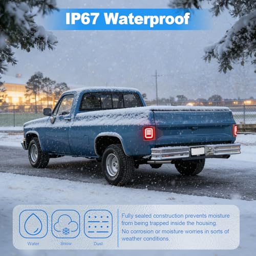 Image of Multifunctional Tail Lights for 1973-1991 C10 C20 Tahoe Suburban K5 Blazer | For K10 K20 C1500 C2500 C3500 K1500 K2500 K3500 Pickup Truck Taillights