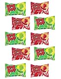 Ring Pops - RED & GREEN, (Cherry & Watermelon) - 10 Count by Lyza's Sweets & Treats