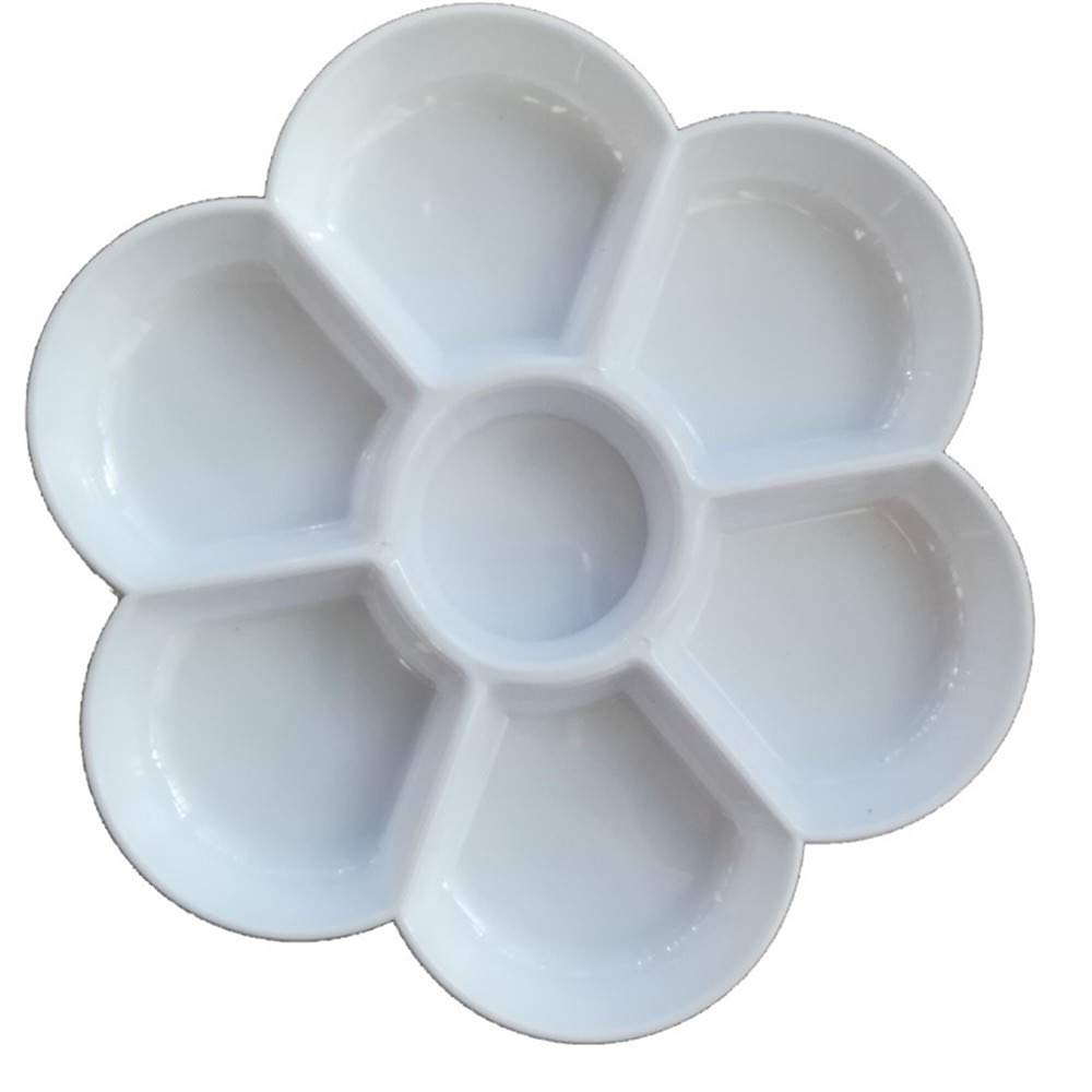 BOOYEE Art Watercolor Imitation Porcelain Painting Tray Mixing Palette with 7 Pacs