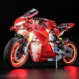 BrickBling LED Lighting Compatible with Lego Technic Ducati Panigale V4 S Motorcycle 42202, for Technic Car Fans (Bricks Not Included) (Classic Version)