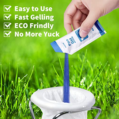 Poesie Liquid Waste Gel for Portable Toilet 25 Packets Porta Potty
