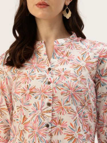 Image of Printed Mandarin Shirt - Casual & Chic (S-3XL)